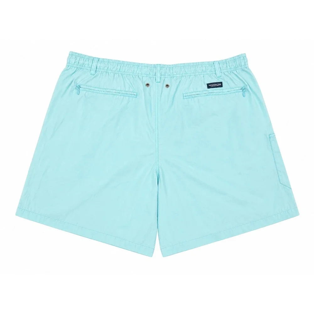 Southern Marsh Swim Trunks Men's 2XL Blue Elastic Waist Lined Shorts